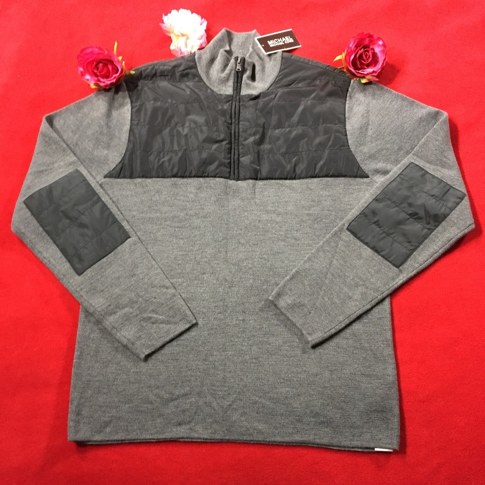 🌷Michael Kors🌷NWT Men’s sweater with front zip🌷
